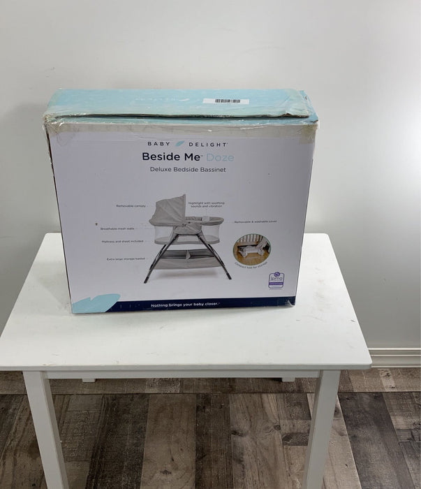 Shop Baby Delight Beside Me Doze Deluxe Bedside Bassinet, Pebble Grey at Goodbuygears