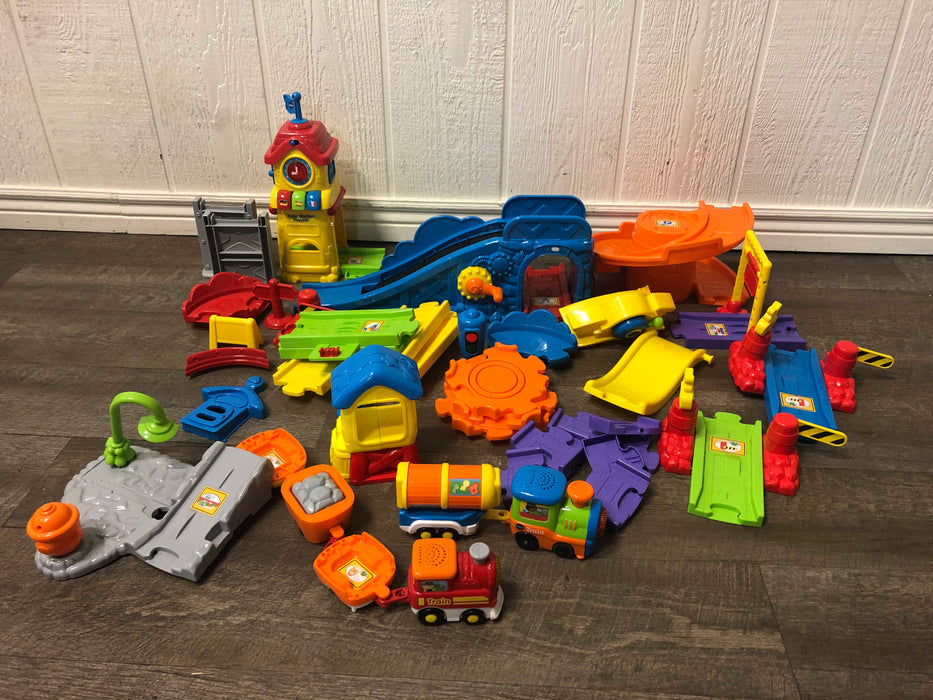 used VTech Go! Smart Wheels Train Station Playset