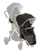 Shop Mockingbird 2nd Seat Kit with Extendable Canopy, Black, Windowpane, Silver With Penny Leather at Goodbuygears