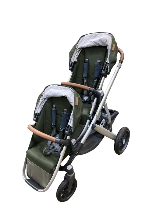 Shop UPPAbaby VISTA V2 Double Stroller, 2019, Hazel (Olive Green ) at Goodbuygears