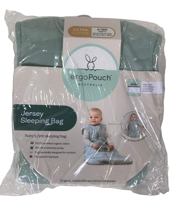 Shop ErgoPouch Jersey Sleeping Bag 2.5 TOG, Sage, 3-12 months at Goodbuygears