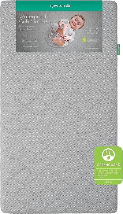 Shop Newton Waterproof Crib And Toddler Mattress, Grey at Goodbuygears