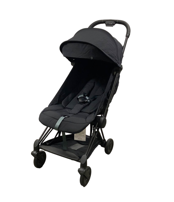 Shop Cybex Coya Stroller, 2023, Matte Black, Sepia Black at Goodbuygears