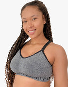 used Kindred Bravely Sublime Nursing Sports Bra, Busty, Medium, Ombre Purple 