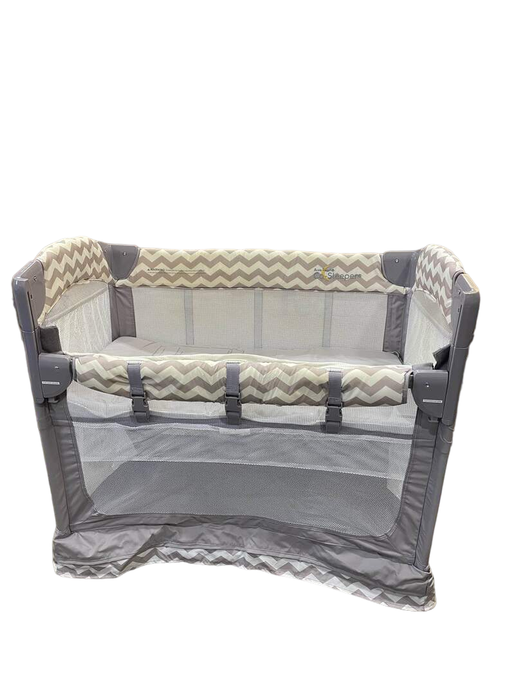 secondhand Arm's Reach Mini Ezee 2-in-1 Co-Sleeper, Chevron