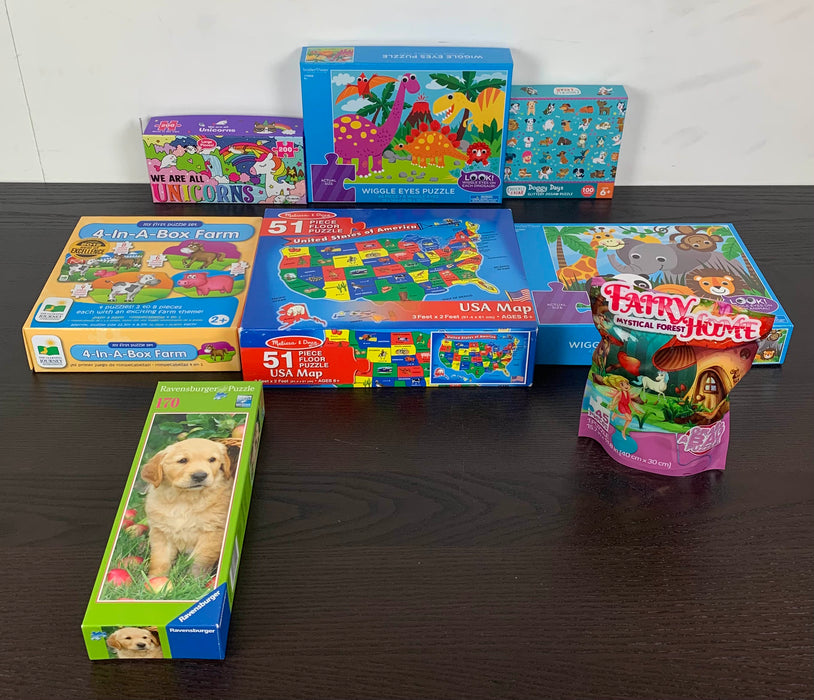 secondhand BUNDLE Board Games And Jigsaw Puzzles