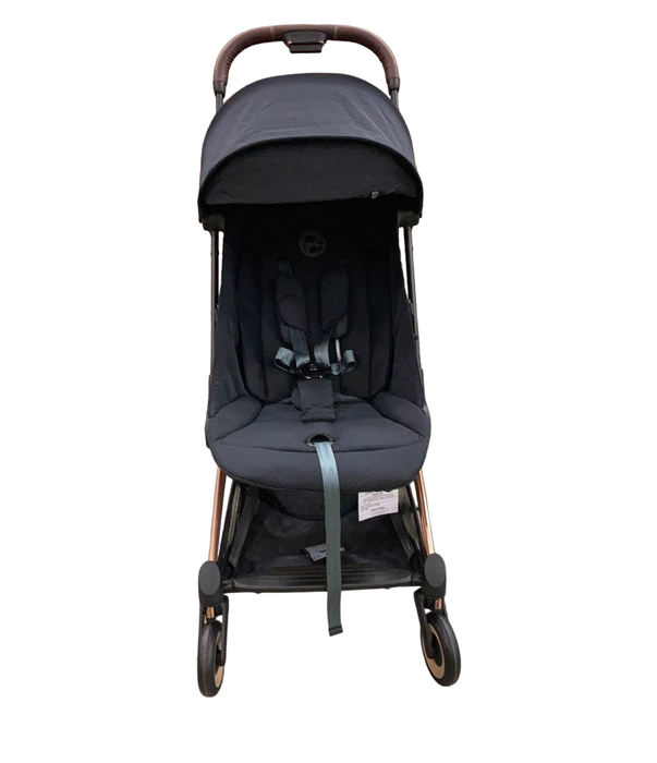 Shop Cybex Coya Stroller, 2023, Rose Gold, Sepia Black at Goodbuygears
