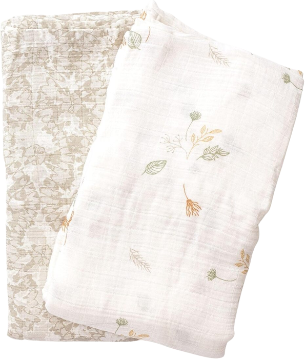 Shop Crane Baby Cotton Muslin Swaddle Set of 2, Willow Batik at Goodbuygears