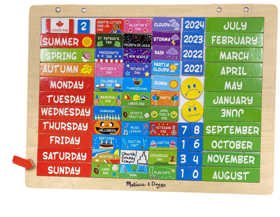 Shop Melissa & Doug My First Daily Magnetic Calendar at Goodbuygears