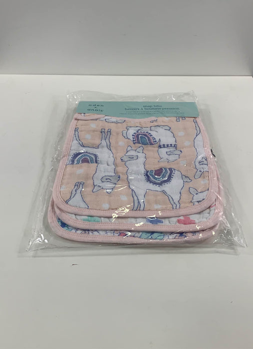 used Aden + Anais Snap Bibs, 3 Quantity, Trail bloom