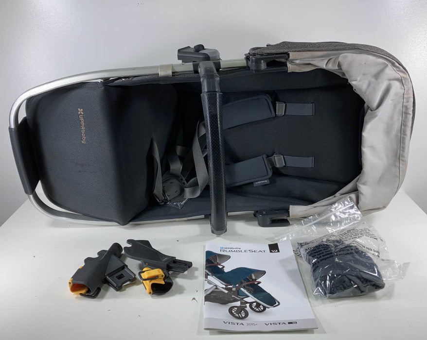 Shop UPPAbaby VISTA RumbleSeat V2, 2015+, 2020, Stella (Grey Brushed Melange) at Goodbuygears