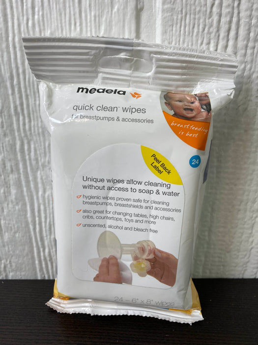 used Medela Quick Clean Wipes