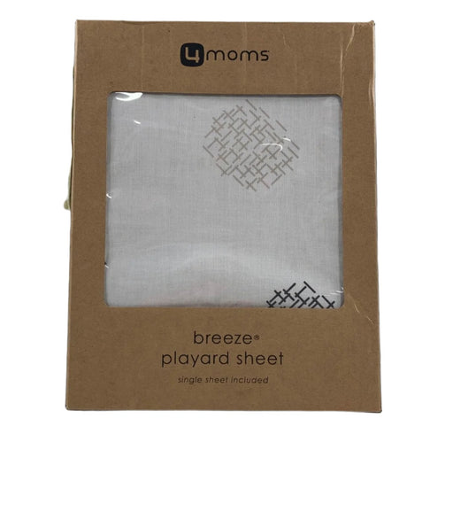 Shop 4moms Breeze Cotton Playard Sheet, White Crosshatch at Goodbuygears