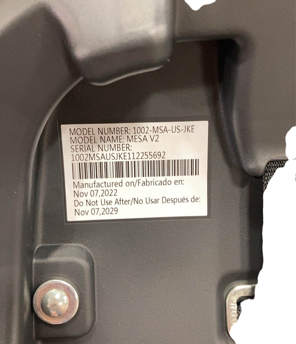 Shop UPPAbaby MESA V2 Infant Car Seat, 2022, Jake (Black) at Goodbuygears
