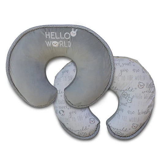 used Boppy Nursing and Infant Support Luxe Pillow, Hello World