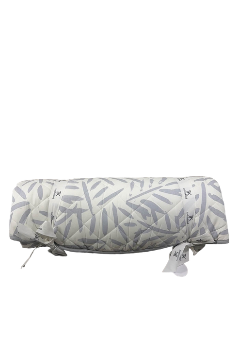 Shop Toddlekind Luxe Organic Cotton Reversible Playmat The Snuggle Mat, Leaves Stone at Goodbuygears
