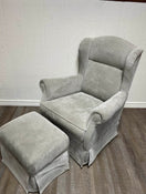 used Mahler Upholstered Glider and Ottoman