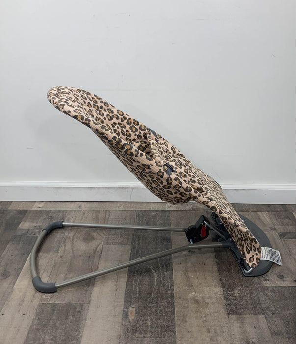 Shop BabyBjorn Bouncer Bliss, Beige/Leopard Cotton Classic Quilt, Dark Gray Frame at Goodbuygears