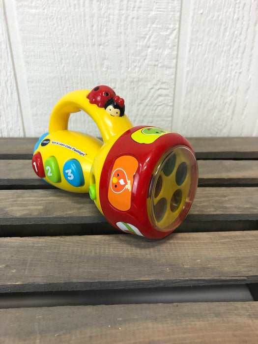 secondhand VTech Spin & Learn Color Flashlight