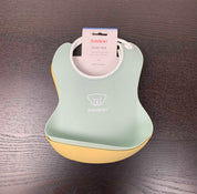used BabyBjorn Bibs, 2 Pack Powder Yellow & Green