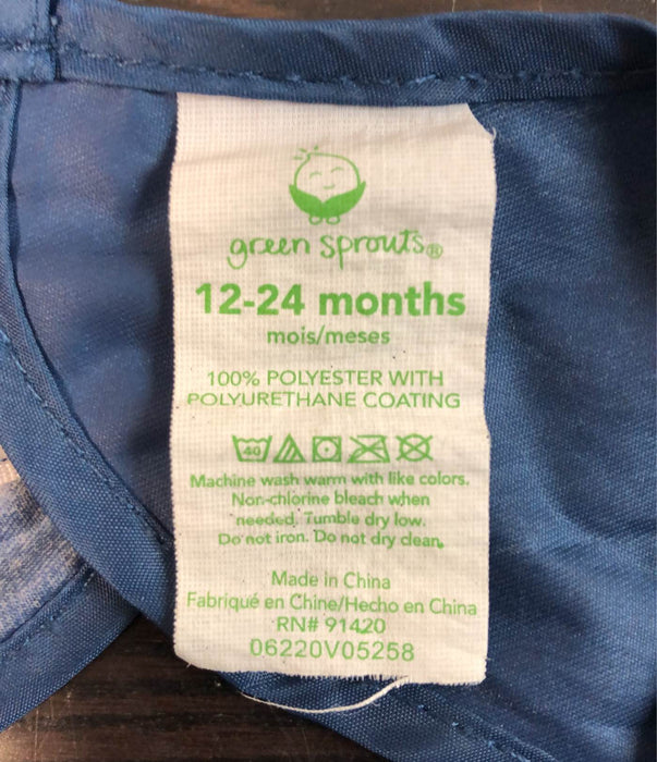 Shop Green Sprouts Snap & Go Easy Wear Long Sleeve Bib, Aqua Llamas, 12-24 months at Goodbuygears