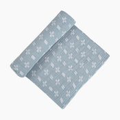 Shop Crane Baby Cotton Muslin Single Swaddle, River Dash at Goodbuygears