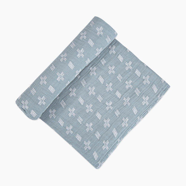 Shop Crane Baby Cotton Muslin Single Swaddle, River Dash at Goodbuygears