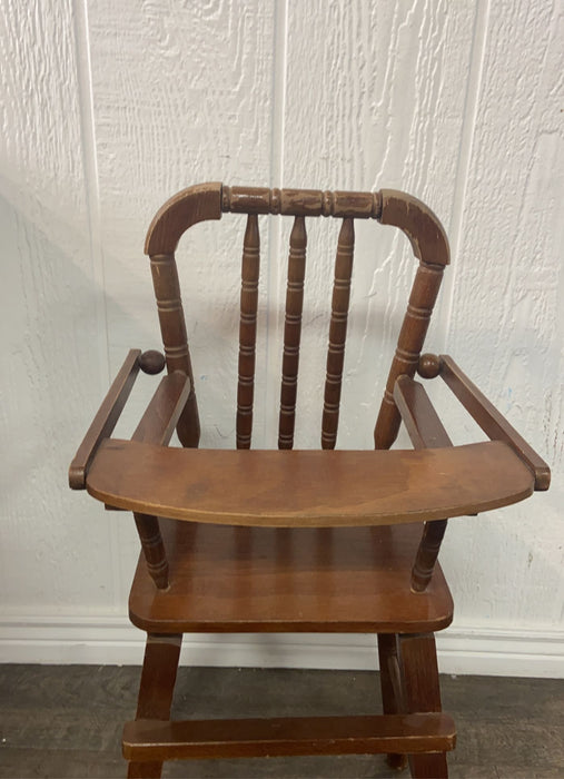 secondhand Doll High Chair