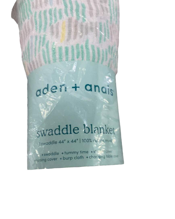 Shop Aden + Anais Swaddle Blanket, Green Stripes at Goodbuygears
