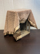 secondhand Saranoni Satin Border Receiving Blanket