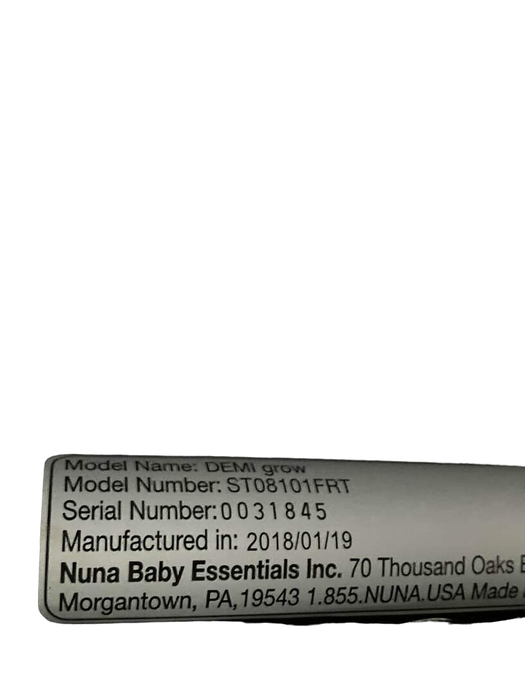 Shop Nuna Demi Grow Stroller, Refined, 2018 at Goodbuygears