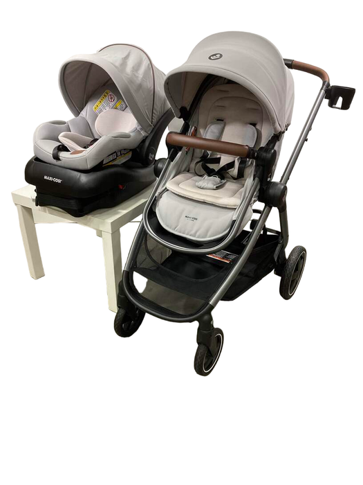Shop Maxi-Cosi Zelia2 Luxe Travel System, 2023, Network Sand at Goodbuygears