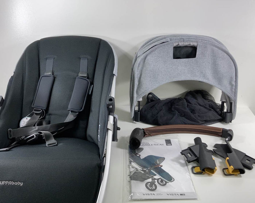 Shop UPPAbaby VISTA RumbleSeat V2, 2015+, 2021, Stella (Grey Brushed Melange) at Goodbuygears