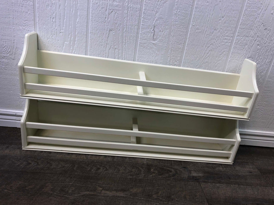 used Pottery Barn Picture Book Wall Shelf, (2)