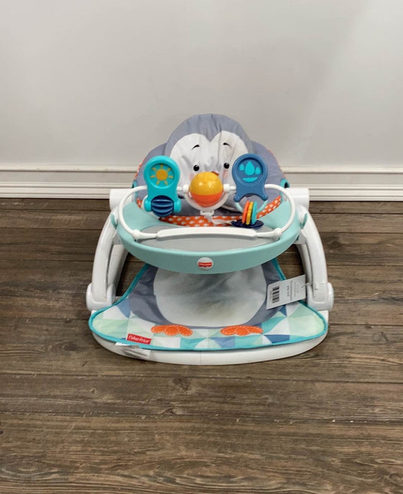 Shop Fisher Price Premium Sit-Me-Up Floor Seat with Toy Tray, Penguin at Goodbuygears