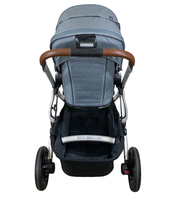 Shop UPPAbaby VISTA V2 Stroller, 2021, Gregory (Blue Melange) at Goodbuygears