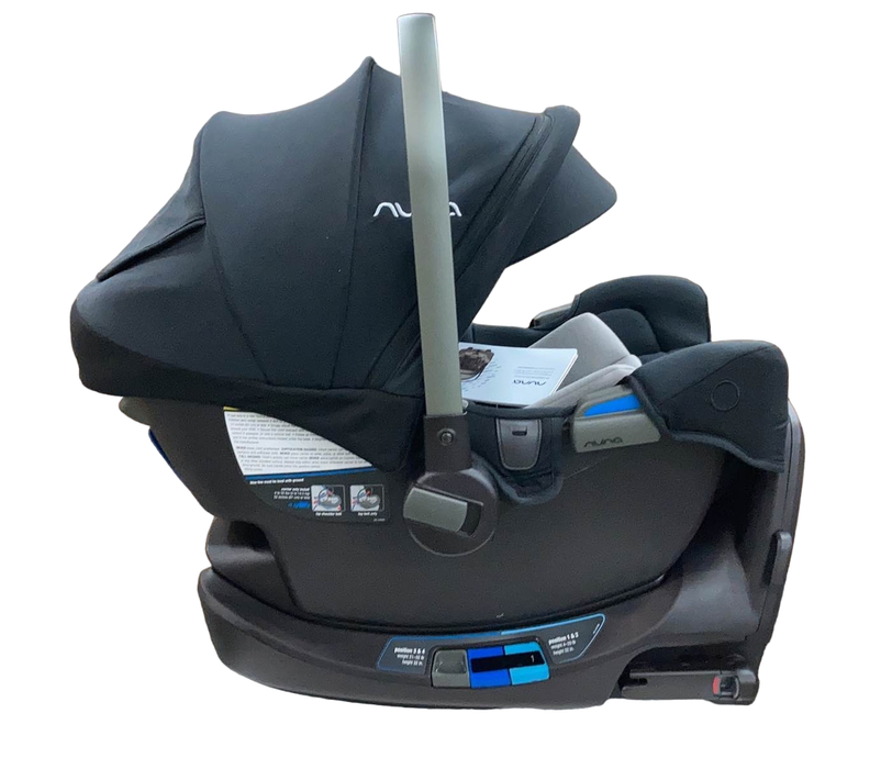 Shop Nuna PIPA rx Infant Car Seat, 2021, Caviar at Goodbuygears