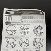 secondhand Discovery kids 25 Piece Magnetic Block Set