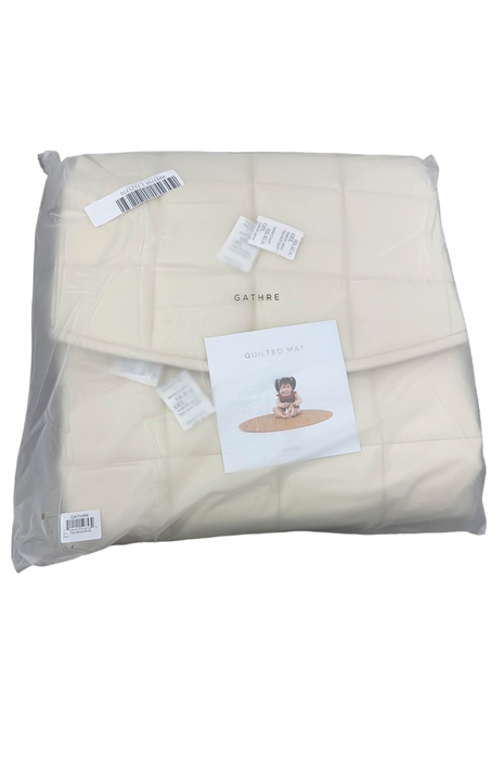 Shop Gathre Quilted Mini Mat, Circle, Ivory at Goodbuygears