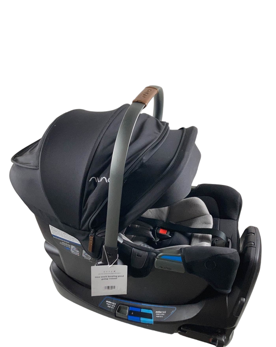 Shop Nuna PIPA rx Infant Car Seat with RELX Base, 2021, Caviar at Goodbuygears