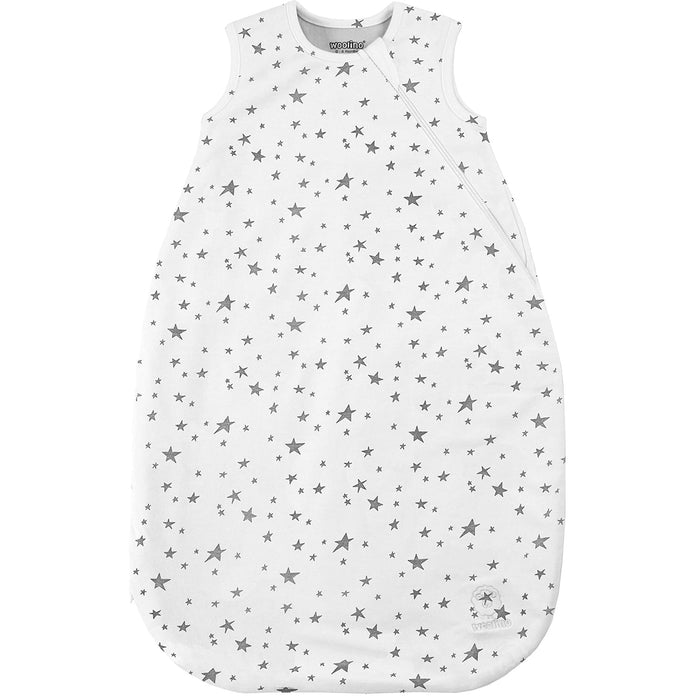 used Woolino 4 Season Basic Baby Sleep Sack, 6-18months, Star White