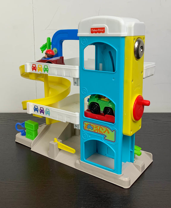 secondhand Fisher Price Parking Garage And Gas Station