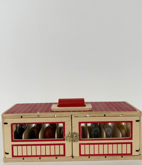 Shop Melissa & Doug Take Along Show Horse Stable Play Set at Goodbuygears