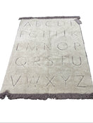 used Lorena Canals 4’ x 5’ ABC Washable Rug