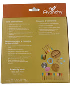 secondhand Avanchy Bamboo Plate and Spoon Set, Green