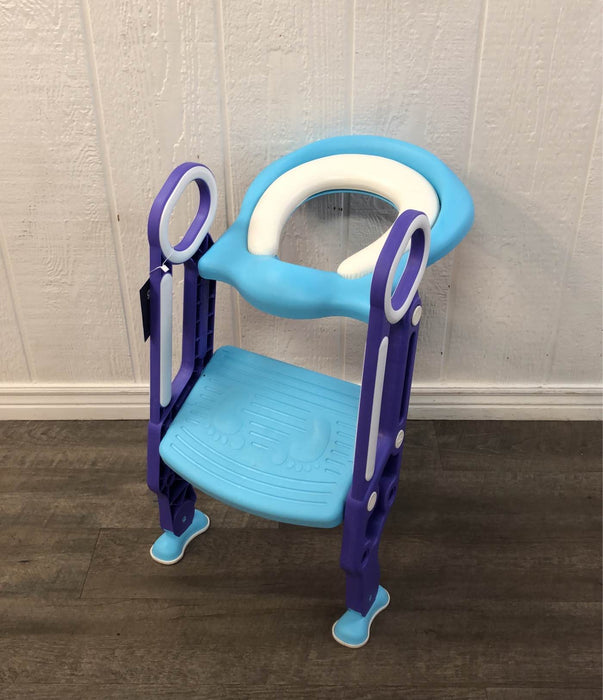 used Kids Potty Training Toddler Seat with Step Stool Ladder