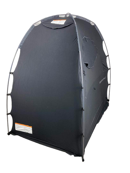 Shop SlumberPod 3.0 Sleep Canopy with Fan, Black with Gray Accents at Goodbuygears