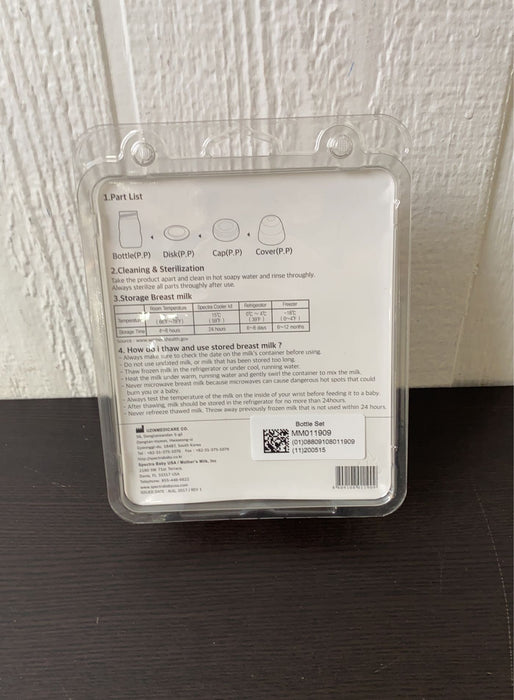 secondhand Spectra Baby 5oz Breastmilk Storage 2 Pack