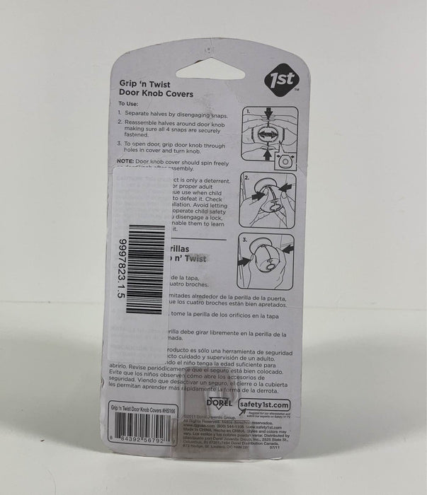 Shop Safety 1st Grip And Twist Door Knob Covers, Black, 3 Pack at Goodbuygears