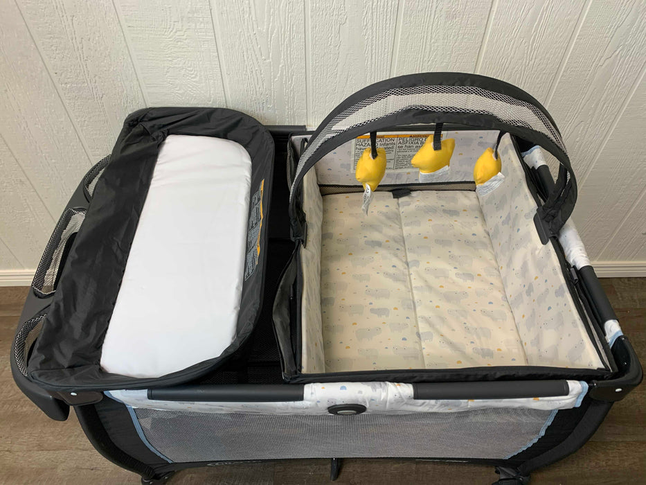 secondhand Graco Anywhere Dreamer Playard With Bassinet, Hattie